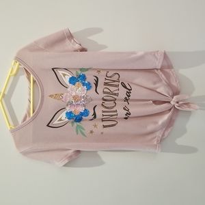 Kids Unicorn Shirt, size large (10)